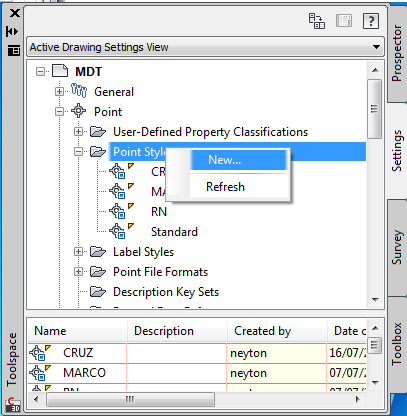 Civil 3D – Tutoriais – 3.01 – Point Styles – TBN2NET
