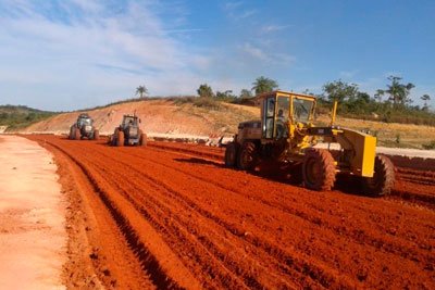 Obras de terraplenagem